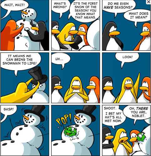 Club Penguin Comic Strips | Treatar Awesome Cp Cheats